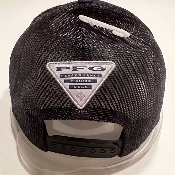 NWT Columbia PFG Snapback Blue/Black Trucker Hat OS (D1) - Picture 4 of 6